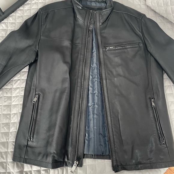 Andrew Marc Other - Men's Black Leather Jacket
